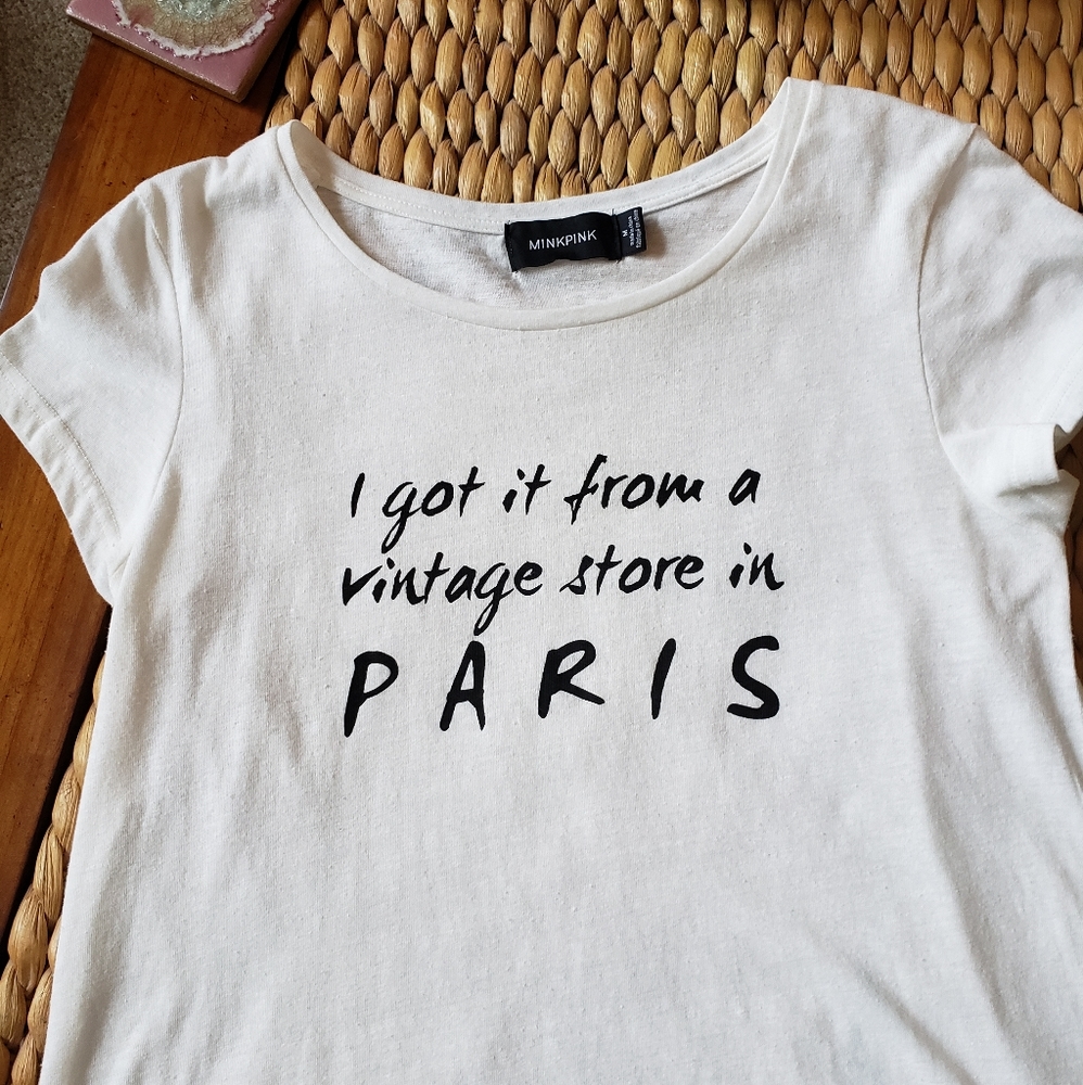 Minkpink graphic t shirt